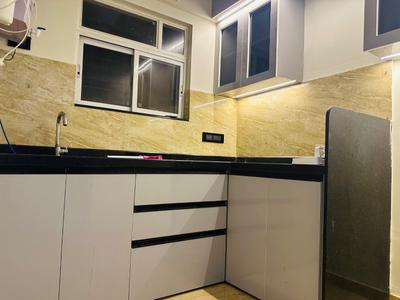 Kitchen Image of 600 Sq.ft 1 BHK Apartment / Flat for rent in KUL VTP Cygnus Nation R1, Manjari Khurd Pune for Rs. 22000