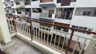 Balcony Image of 1200 Sq.ft 2 BHK Apartment / Flat for rent in K R Puram Bengaluru for Rs. 28000