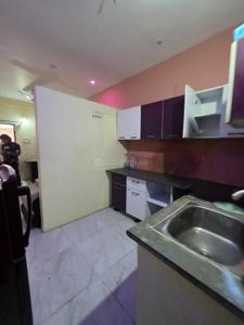 Kitchen Image of 650 Sq.ft 1 BHK Builder Floor for rent in Silicon City Sector K, Rau Indore for Rs. 11000