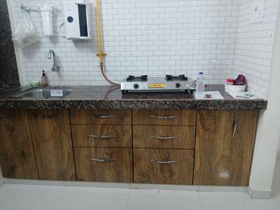 Kitchen Image of 780 Sq.ft 1 BHK Apartment / Flat for rent in Vinayak Prestige Riona, Palanpur Surat for Rs. 20500
