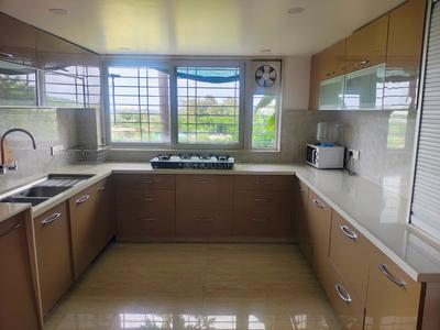 Kitchen Image of 65340 Sq.ft 4 BHK Farm House for rent in Bhugaon Pune for Rs. 450000
