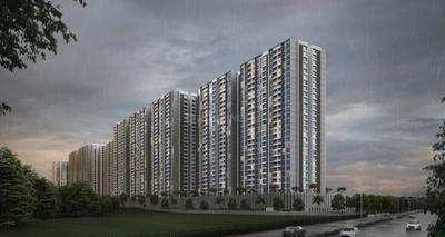 Image of 1095 Sq.ft 2 BHK Apartment / Flat for sale in Logipark Pristine O2 World Part 3, Wagholi, Pune for Rs. 10700000