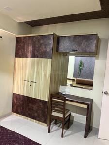 Bedroom Image of 888 Sq.ft 2 BHK Apartment / Flat for rent in Pacifica Reflections, Vaishno Devi Circle Ahmedabad for Rs. 30000