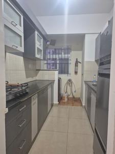 Kitchen Image of 1350 Sq.ft 3 BHK Apartment / Flat for rent in Provident Sunworth City, Kambipura Bengaluru for Rs. 28000