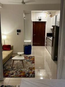 Hall Image of 500 Sq.ft 1 RK Apartment / Flat for rent in L And T Raintree Boulevard, Sahakara Nagar Bengaluru for Rs. 40000
