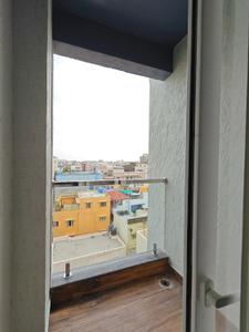 Balcony Image of 600 Sq.ft 1 BHK Apartment / Flat for rent in Ashwini Layout, Ejipura Bengaluru for Rs. 35000