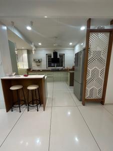 Kitchen Image of 2150 Sq.ft 3 BHK Apartment / Flat for rent in Darshanam Club Life Phase Il, Undera Vadodara for Rs. 50000