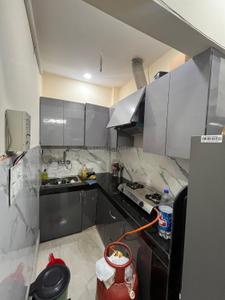 Kitchen Image of 600 Sq.ft 1 BHK Builder Floor for rent in Hari Nagar New Delhi for Rs. 23500