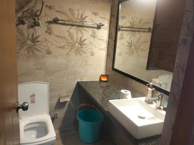 Bathroom Image of 435 Sq.ft 1 RK Apartment / Flat for rent in Paramount Golfforeste Premium Apartments, Surajpur Greater Noida for Rs. 15010