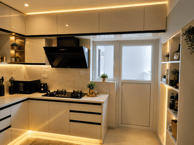 Kitchen Image of 1800 Sq.ft 3 BHK Apartment / Flat for sale in Exotica, Edappally Kochi for Rs. 22000000