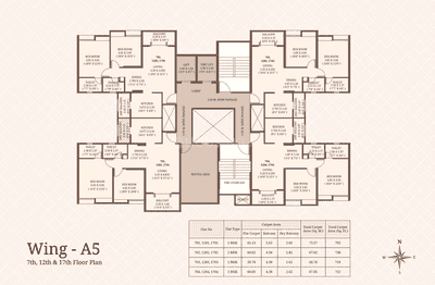 Image of 970 Sq.ft 2 BHK Apartment / Flat for sale in ARV Richvue, Mundhwa, Pune for Rs. 7000000