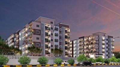 Image of 940 Sq.ft 2 BHK Apartment / Flat for sale in M R Groups Siri, Gondichatnahalli, Shivamogga for Rs. 3572000