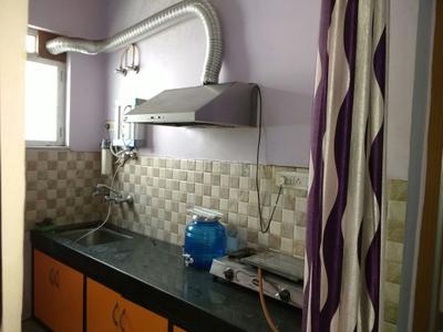Kitchen Image of 700 Sq.ft 1 RK Builder Floor for rent in Vaishali Nagar Jaipur for Rs. 14000