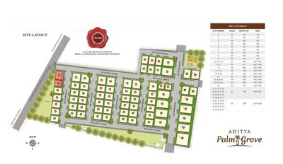 Floor Plan Image of 1199 Sq.ft Residential Plot / Land for sale in Sri Aditya Palm Grove, Kurubarakunte Bengaluru for Rs. 10000000