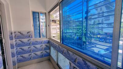 Balcony Image of 1250 Sq.ft 3 BHK Apartment / Flat for sale in Ujan Nikhil Tower, Airport Gate no. 1 Kolkata for Rs. 3600000