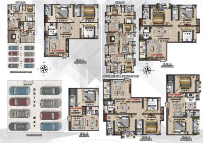Image of 2300 Sq.ft 3 BHK Apartment / Flat for sale in Narengi Tinali, Guwahati for Rs. 5800000