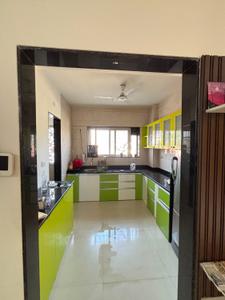Kitchen Image of 1300 Sq.ft 3 BHK Apartment / Flat for rent in Govind Nagar Nashik for Rs. 31000