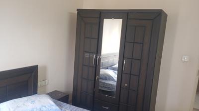 Bedroom Image of 1350 Sq.ft 2.5 BHK Apartment / Flat for rent in Adani The Meadows, Shantigram Ahmedabad for Rs. 36000