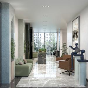 Hall Image of 1230 Sq.ft 2 BHK Apartment / Flat for sale in Kiran Concord Towers, Dahin Nagar Surat for Rs. 4700000