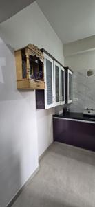 Kitchen Image of 450 Sq.ft 1 BHK Apartment / Flat for sale in Prathna Lavish, Gota Ahmedabad for Rs. 4100000