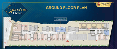 Floor Plan Image of 650 Sq.ft 1 BHK Apartment / Flat for sale in Ruparel Crest, Kurla East Mumbai for Rs. 9500000