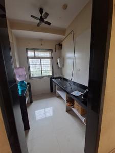 Kitchen Image of 510 Sq.ft 1 BHK Apartment / Flat for rent in Sheth Vasant Fiona, Thane West Thane for Rs. 28500
