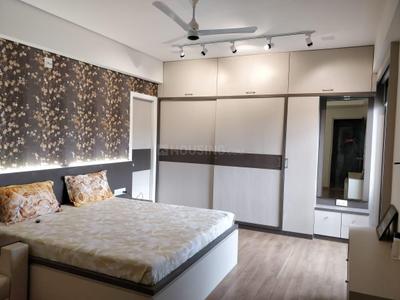 Bedroom Image of 2163 Sq.ft 4 BHK Apartment / Flat for rent in Goyal Riviera Blues, Prahlad Nagar Ahmedabad for Rs. 130000