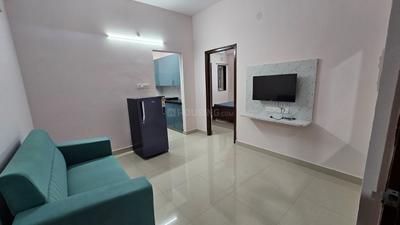 Bedroom Image of 710 Sq.ft 1 BHK Apartment / Flat for rent in Hitech City Hyderabad for Rs. 28000