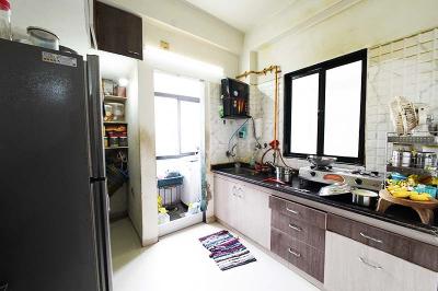 Kitchen Image of 990 Sq.ft 2 BHK Apartment / Flat for sale in Chandlodia Ahmedabad for Rs. 4500000