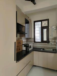 Kitchen Image of 700 Sq.ft 1 BHK Builder Floor for rent in Sector 57 Gurgaon for Rs. 40000