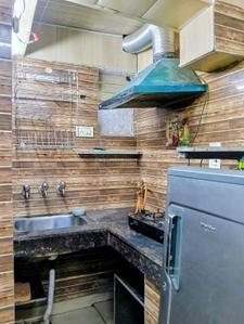 Kitchen Image of 300 Sq.ft 1 RK Apartment / Flat for rent in Sector 16 Dwarka New Delhi for Rs. 13500