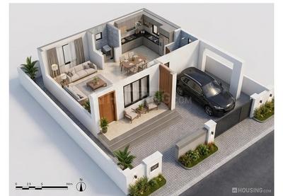 Image of 1600 Sq.ft 3 BHK Villa for sale in Udyavara, Udupi for Rs. 7900000