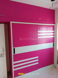 Bedroom Image of 1020 Sq.ft 2 BHK Apartment / Flat for rent in Viveks Green Go Green Orchid, Thumukunta Secunderabad for Rs. 18000