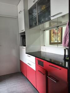Kitchen Image of 1100 Sq.ft 3 BHK Apartment / Flat for sale in Hubtown Ackruti Aditya, Grant Road Mumbai for Rs. 62500000