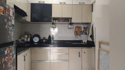 Kitchen Image of 1200 Sq.ft 3 BHK Apartment / Flat for rent in Mantra Essence, Undri Pune for Rs. 25000