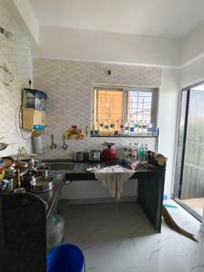 Kitchen Image of 650 Sq.ft 1 BHK Apartment / Flat for rent in Pimple Gurav Pune for Rs. 15000