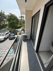 Balcony Image of 600 Sq.ft 1 BHK Studio for rent in Sector 15 Gurgaon for Rs. 35000