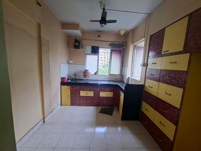 Kitchen Image of 490 Sq.ft 1 BHK Apartment / Flat for rent in Dosti Maitri Gardens, Thane West Thane for Rs. 33000