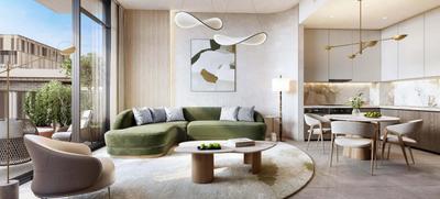 Living Room Image of 732 Sq.ft 1 BHK Apartment / Flat for sale in City Of Arabia Dubai for Rs. 26271749