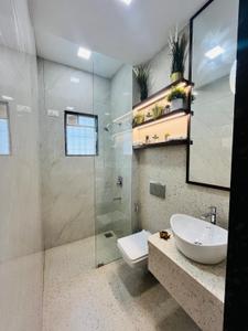 Bathroom Image of 1100 Sq.ft 3 BHK Apartment / Flat for sale in Saket Oyster Saket City, Kalyan East Kalyan for Rs. 7500000