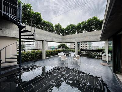 Balcony Image of 9000 Sq.ft 4 BHK Apartment / Flat for sale in Saanvi Skydeck Select, Ambli Ahmedabad for Rs. 115000000