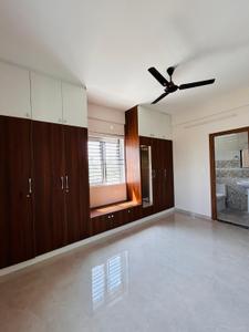 Bedroom Image of 1200 Sq.ft 1 BHK Apartment / Flat for rent in Jakkur Bengaluru for Rs. 35000