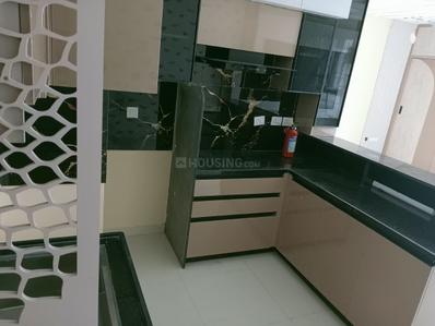 Kitchen Image of 516 Sq.ft 1 RK Apartment / Flat for rent in Brigade Cornerstone Utopia, Varthur Bengaluru for Rs. 35000
