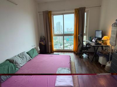 Bedroom Image of 1407 Sq.ft 3 BHK Apartment / Flat for rent in L And T Crescent Bay T3, Parel Mumbai for Rs. 200000