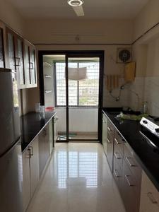 Kitchen Image of 1000 Sq.ft 2 BHK Apartment / Flat for rent in Greenwood Apartment, Andheri East Mumbai for Rs. 92000