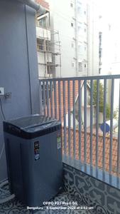 Balcony Image of 700 Sq.ft 1 BHK Apartment / Flat for rent in Brookefield Bengaluru for Rs. 36000