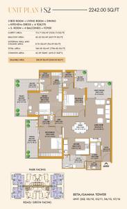 Image of 1855 Sq.ft 3 BHK Apartment / Flat for sale in SKA Divine, Wave City, Ghaziabad for Rs. 16800000