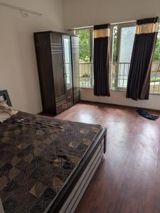 Bedroom Image of 1350 Sq.ft 2.5 BHK Apartment / Flat for rent in Adani The Meadows, Shantigram Ahmedabad for Rs. 38000