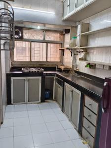 Kitchen Image of 650 Sq.ft 1 BHK Apartment / Flat for rent in Tulsidham Complex, Thane West Thane for Rs. 27000