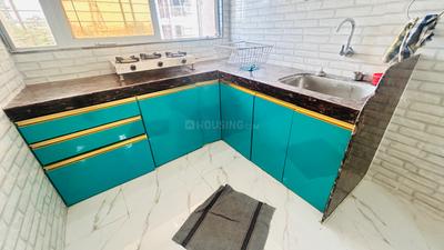 Kitchen Image of 777 Sq.ft 1 BHK Apartment / Flat for rent in Thakurli Thane for Rs. 14000